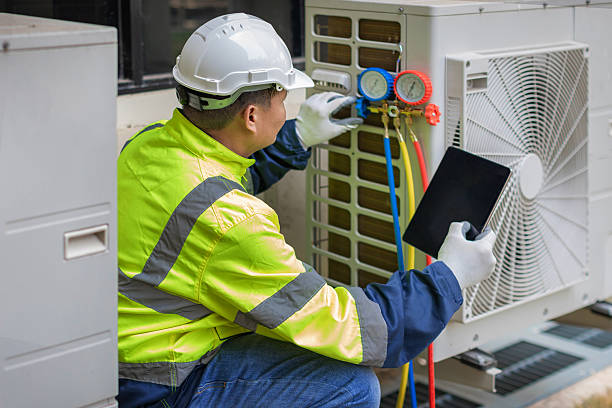 Professional Hvac Maintenance technician working in Bedford Hills, NY